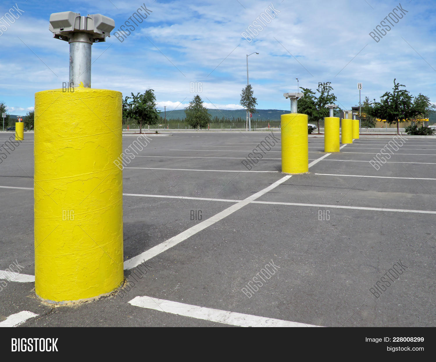 Yellow Pillars Image & Photo (Free Trial) Bigstock