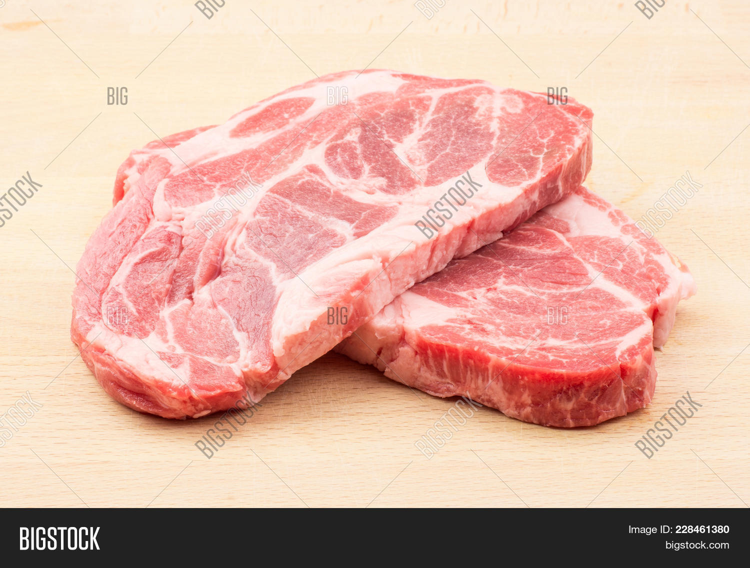 Raw Pork Neck Meat Image & Photo (Free Trial) Bigstock