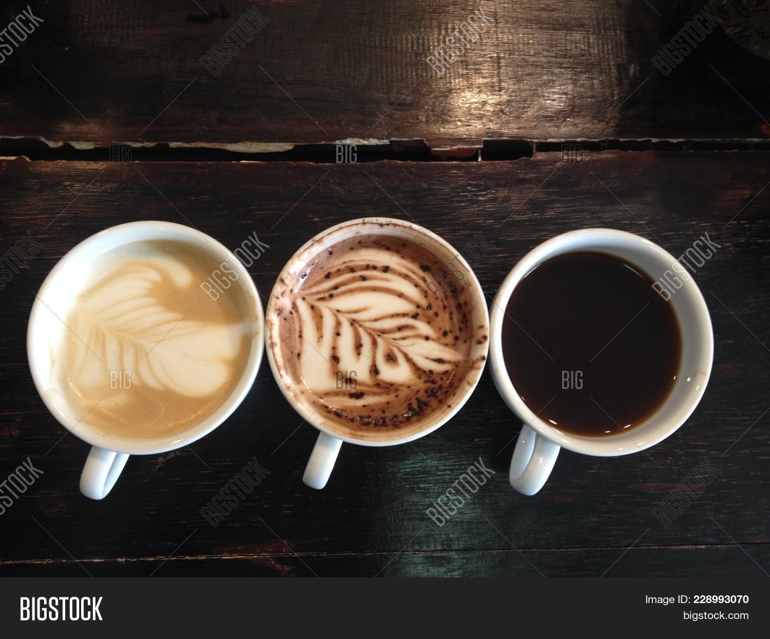 Top View Three Cups Image & Photo (Free Trial) | Bigstock