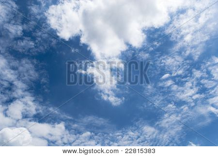blå himmel