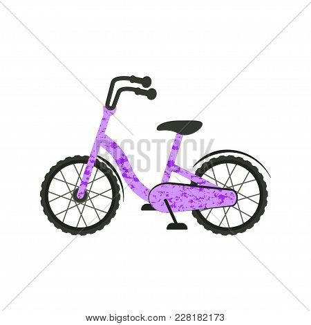 Velo Bike On White Background. Bicycle Isolated. Vector Illustration Eps 10