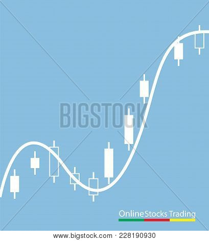 Concept Of Inforgraphic Trading Stock Market Growing For Management Design, Analysis, Business And I