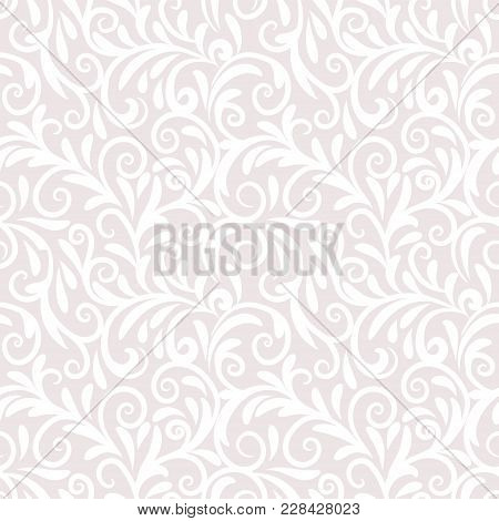 Seamless Background Baroque Style. Vintage Pattern. Retro Victorian. Ornament Damascus Style. Elemen