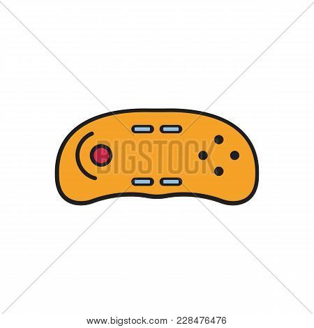 Virtual Reality Remote Control Cartoon Icon. Remote Control Vector Illustration On White Background.