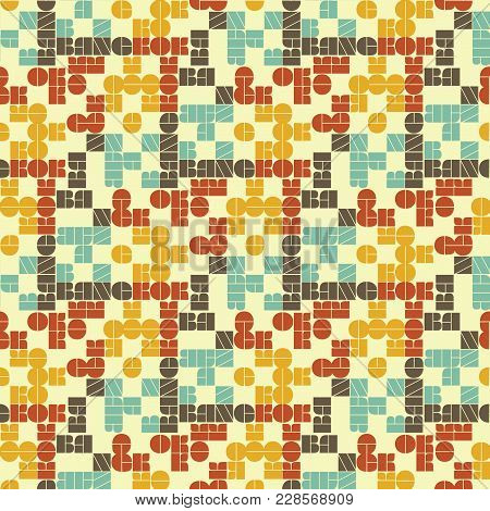 Bangkok Seamless Pattern. Autentic Artistic Design For Background.