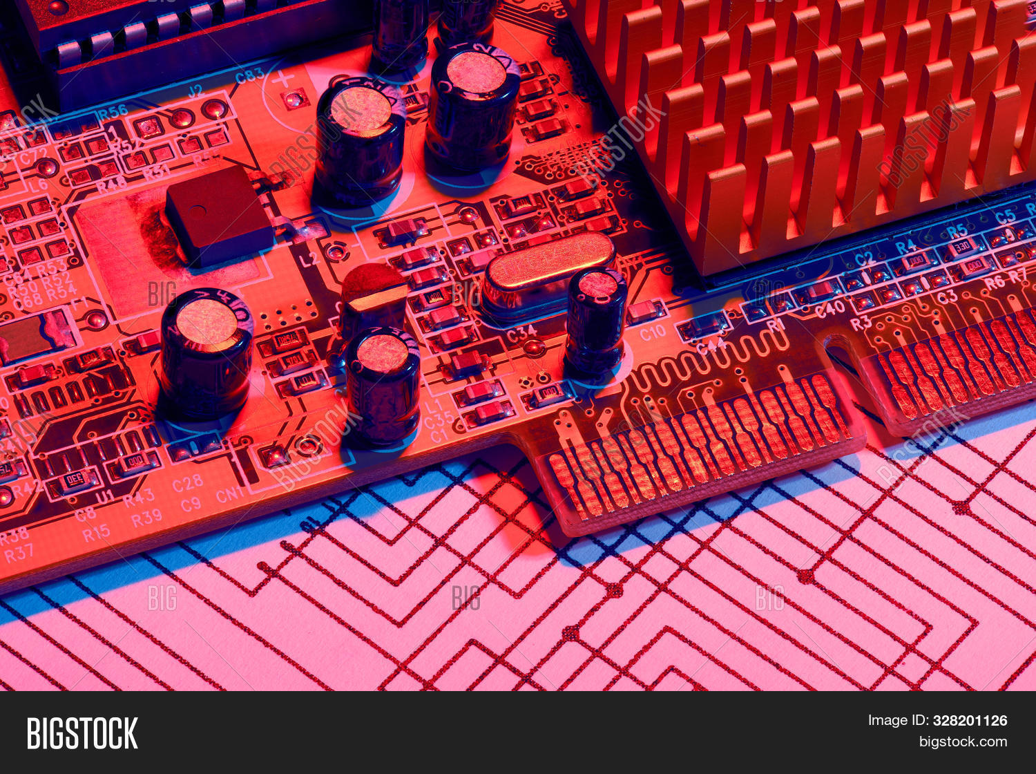 Closeup Electronic Image & Photo (Free Trial) Bigstock