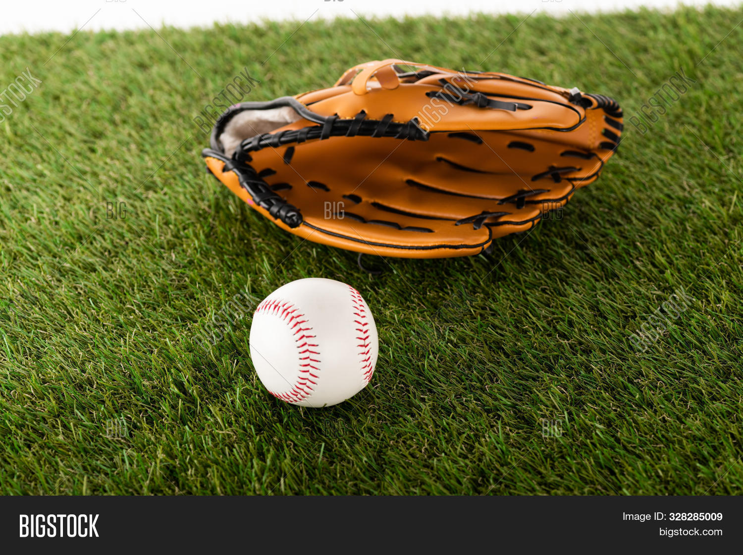 Baseball Glove Ball On Image & Photo (Free Trial) Bigstock