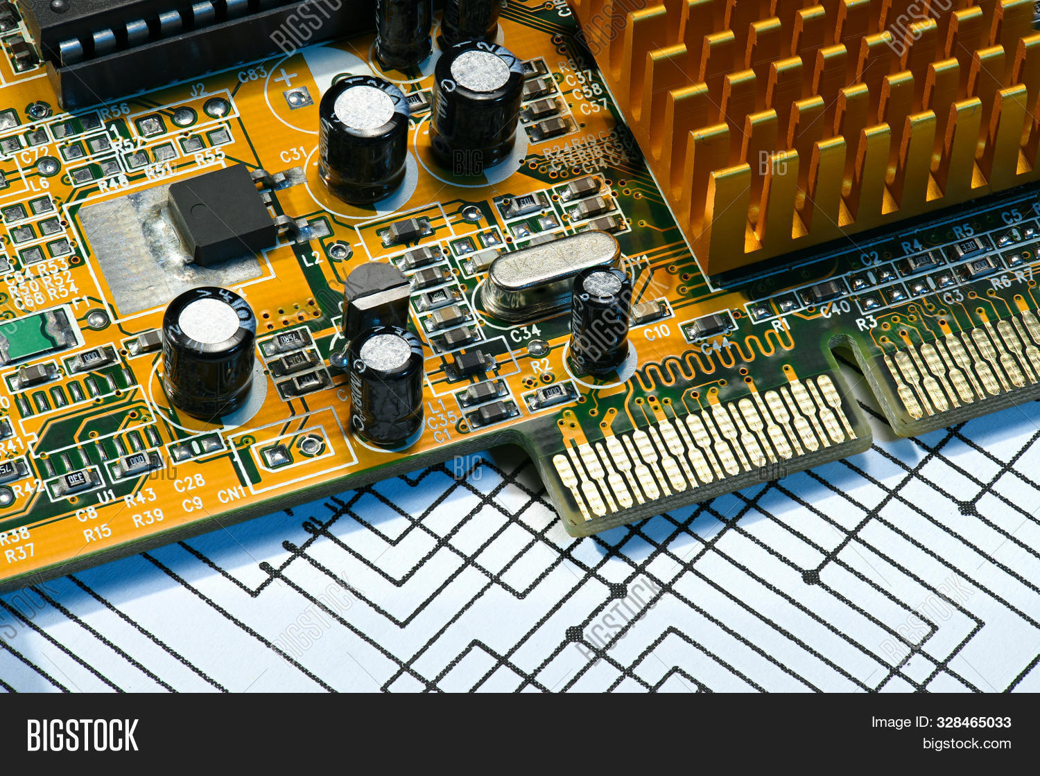 Closeup Electronic Image & Photo (Free Trial) | Bigstock