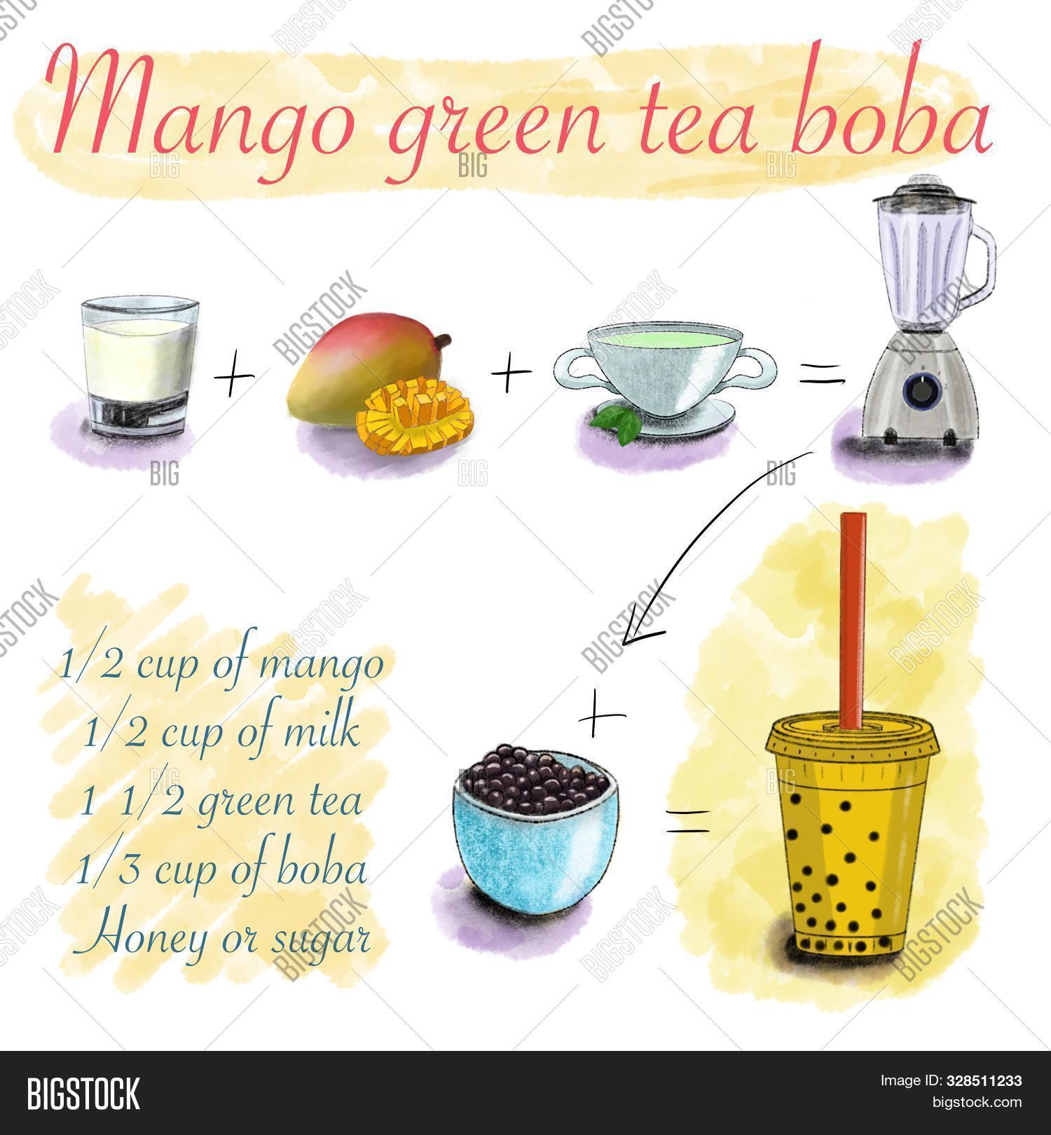 Mango Green Bubble Tea Image & Photo (Free Trial) Bigstock