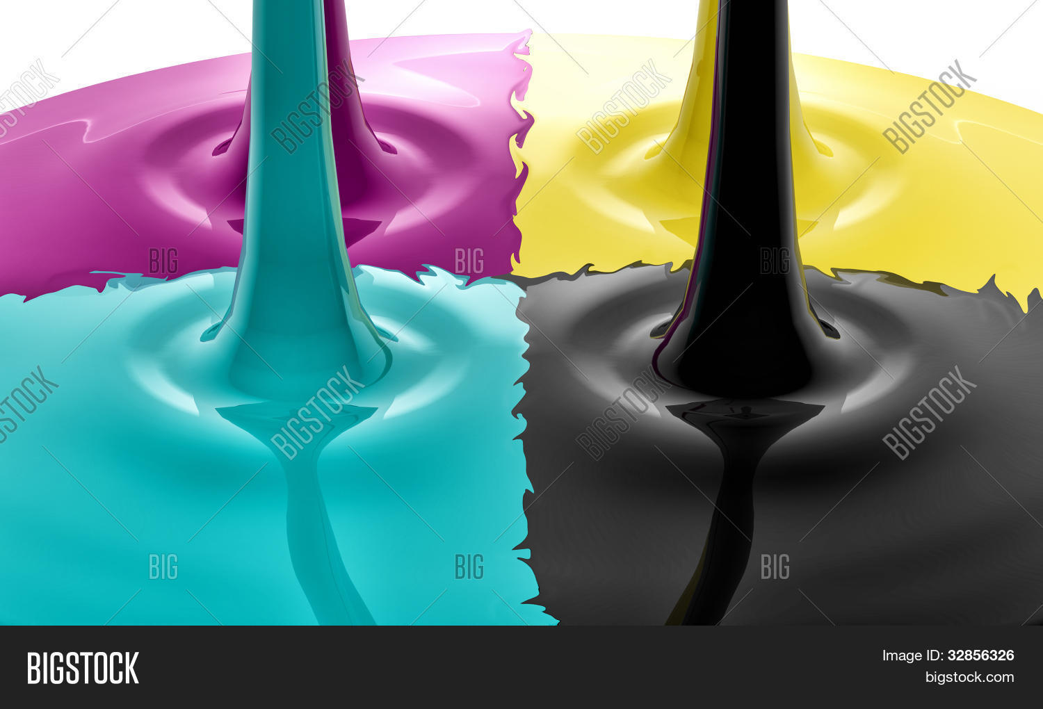CMYK Liquid Inks Image & Photo (Free Trial) Bigstock