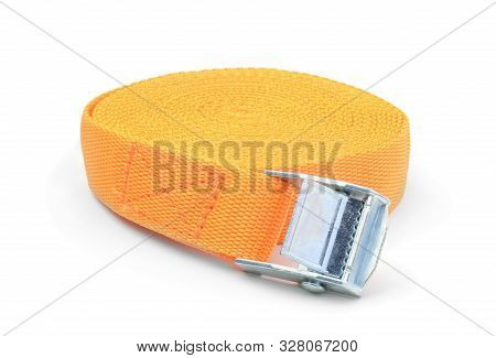 A Ratchet Strap Isolated On White Background