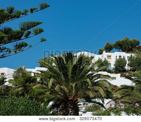 Architecture Details Of Greek Houses On Kos Island Greece