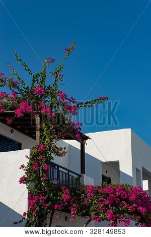 Architecture Details Of Greek Houses On Kos Island Greece