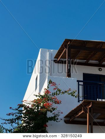 Architecture Details Of Greek Houses On Kos Island Greece