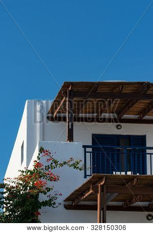 Architecture Details Of Greek Houses On Kos Island Greece
