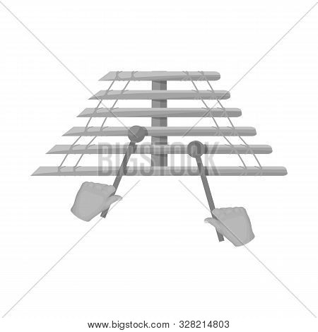 Vector Illustration Of Musical And Vietnam Sign. Collection Of Musical And Instrument Vector Icon Fo