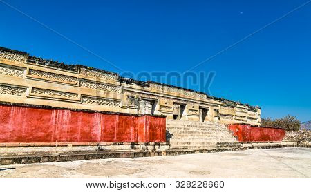Zapotec Ruins At The Mitla Archaeological Site In Oaxaca, Mexico