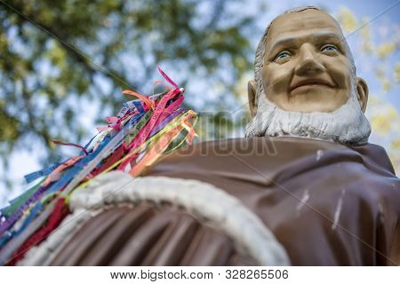 Juazeiro Do Norte, Ceará, Brazil - June 02, 2016 : Statue Of Frei Damião (damião Bozzano), An Italia