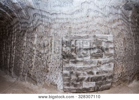 The Texture Of The Salt. Salt Wall