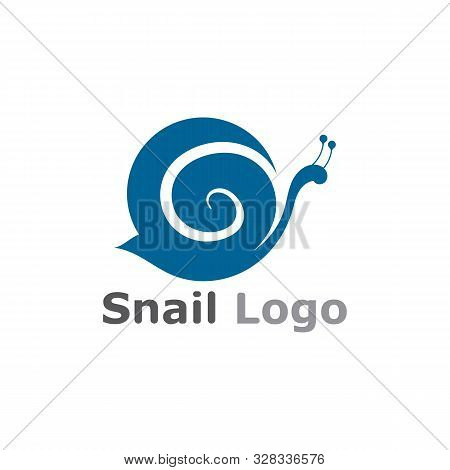 Snail Logo Template Vector Icon Illustration