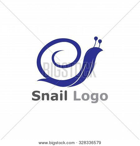 Snail Logo Template Vector Icon Illustration