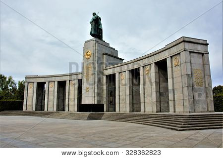 Soviet Memorial Of Tiergarten Park Of Berlin
