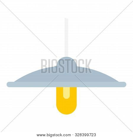 Mine Light Lamp Icon. Flat Illustration Of Mine Light Lamp Vector Icon For Web Design