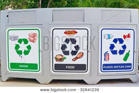 recycle bins