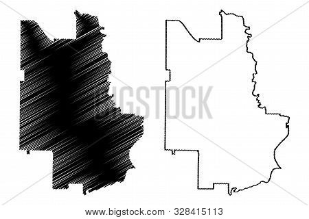 Irving City ( United States Cities, United States Of America, Usa City) Map Vector Illustration, Scr