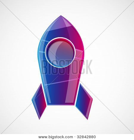 Vector raketti design concept