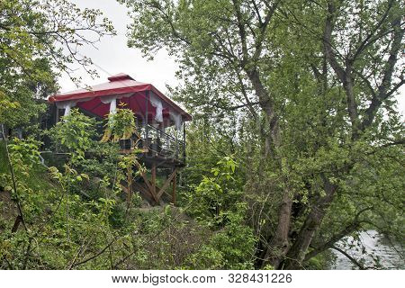 Gazebo Overlooking The River