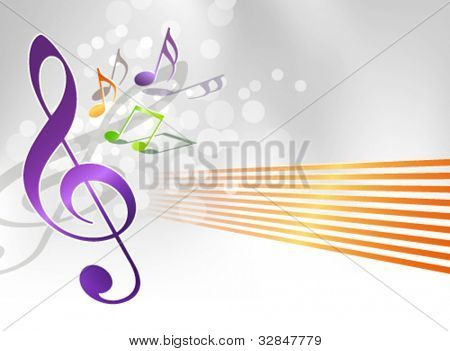 音楽ノートの背景