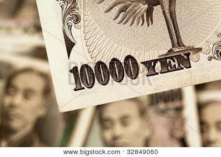 fatture di yen giapponesi. valuta dal Giappone