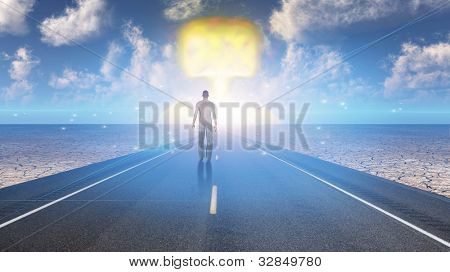 Hombre testigos nuclear blast