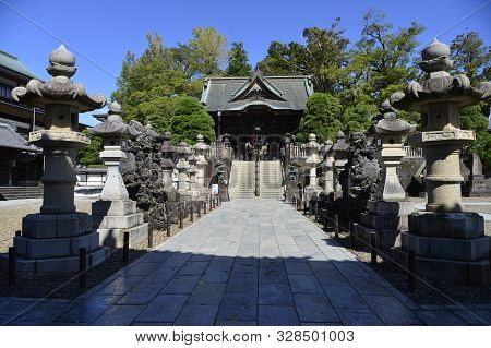 Narita, Japan - October 4, 2019: Entrance To Naritasan Shinshoji Temple In Narita City For Japanese 