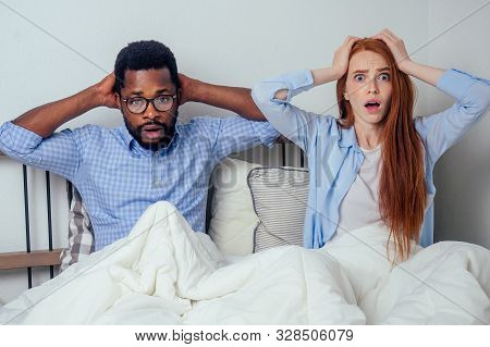 Caucasian Red-haired Ginger Beautiful Surprise Female And Afro American Macho Witg Big Size Dick Und