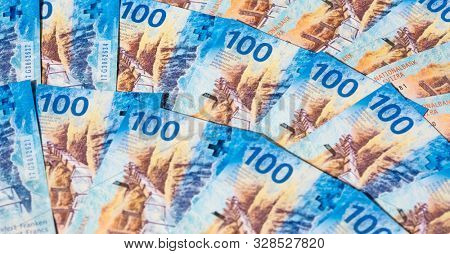 Collection of the swiss banknotes (new release issued in 2017-2019)