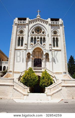 Salesian kirkko, yksi suurimmista ja kaunein kirkkoja Nazareth, Israel