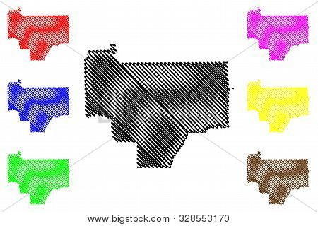 Bullock County, Alabama (counties In Alabama, United States Of America,usa, U.s., Us) Map Vector Ill