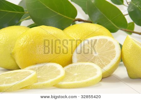 frische saftige Zitronen