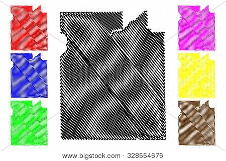 Covington County, Alabama (counties In Alabama, United States Of America,usa, U.s., Us) Map Vector I