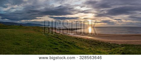 Sunrise On The Shore Of The North Sea In Brora