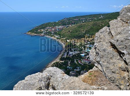 View Of The Simeiz Town From Koshka Mount In Crimea
