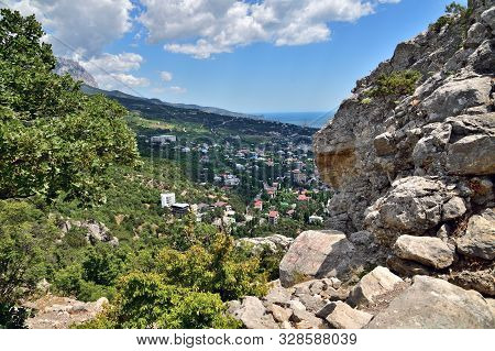 View Of The Simeiz From Koshka Mount In Crimea