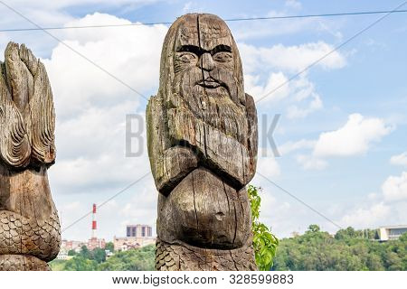 Kaluga, Russia - August 2017: Nature Monument 