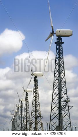 Gruppo di fondo cielo Windturbines Over