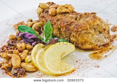 Cat-fish In Honey-nut Sauce