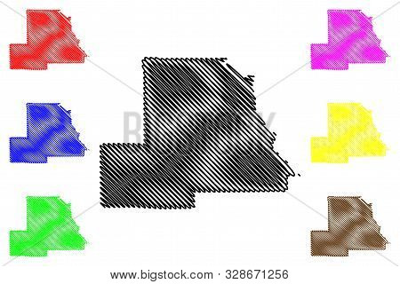 Chilton County, Alabama (counties In Alabama, United States Of America,usa, U.s., Us) Map Vector Ill