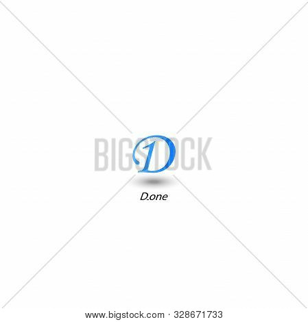Initial Letter D, Vector Illustration Graphic Design