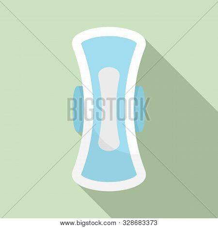 Woman Pad Icon. Flat Illustration Of Woman Pad Vector Icon For Web Design